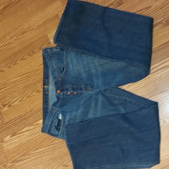 7 For all mankind jeans, 34x 30 inseam,  blue denim,  made USA - Picture 1 of 4